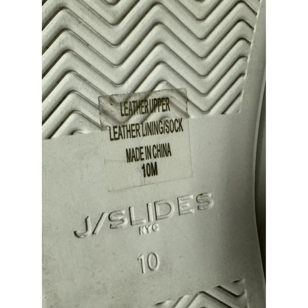 J/Slides NYC Gray Suede Leather Slip On Loafers Sneakers Shoes‎ Mens Size 10M